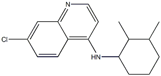 7-chloro-N-(2,3-dimethylcyclohexyl)quinolin-4-amine 结构式