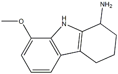 8-methoxy-2,3,4,9-tetrahydro-1H-carbazol-1-amine 结构式