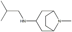 8-methyl-N-(2-methylpropyl)-8-azabicyclo[3.2.1]octan-3-amine 结构式