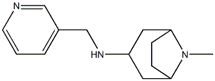 8-methyl-N-(pyridin-3-ylmethyl)-8-azabicyclo[3.2.1]octan-3-amine 结构式