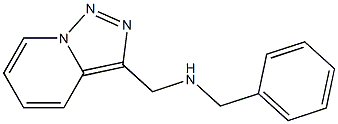 benzyl({[1,2,4]triazolo[3,4-a]pyridin-3-ylmethyl})amine 结构式