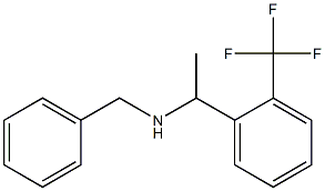 benzyl({1-[2-(trifluoromethyl)phenyl]ethyl})amine 结构式