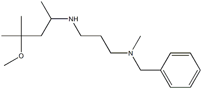 benzyl({3-[(4-methoxy-4-methylpentan-2-yl)amino]propyl})methylamine 结构式