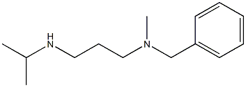 benzyl(methyl)[3-(propan-2-ylamino)propyl]amine 结构式