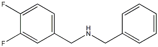 benzyl[(3,4-difluorophenyl)methyl]amine 结构式