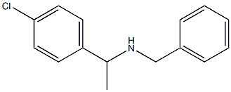 benzyl[1-(4-chlorophenyl)ethyl]amine 结构式