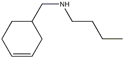 butyl(cyclohex-3-en-1-ylmethyl)amine 结构式