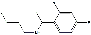 butyl[1-(2,4-difluorophenyl)ethyl]amine 结构式