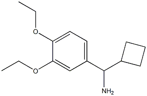 cyclobutyl(3,4-diethoxyphenyl)methanamine 结构式