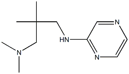 dimethyl({2-methyl-2-[(pyrazin-2-ylamino)methyl]propyl})amine 结构式