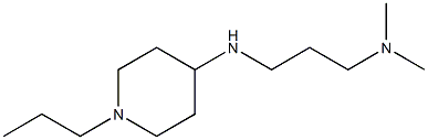 dimethyl({3-[(1-propylpiperidin-4-yl)amino]propyl})amine 结构式