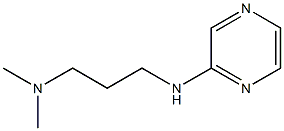 dimethyl[3-(pyrazin-2-ylamino)propyl]amine 结构式