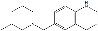 dipropyl(1,2,3,4-tetrahydroquinolin-6-ylmethyl)amine 结构式