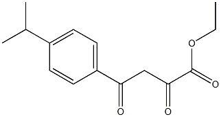 ethyl 2,4-dioxo-4-[4-(propan-2-yl)phenyl]butanoate 结构式