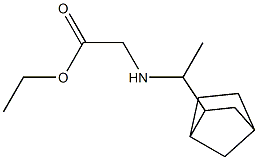 ethyl 2-[(1-{bicyclo[2.2.1]heptan-2-yl}ethyl)amino]acetate 结构式