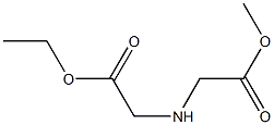 ethyl 2-[(2-methoxy-2-oxoethyl)amino]acetate 结构式