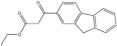 ethyl 3-(9H-fluoren-2-yl)-3-oxopropanoate 结构式