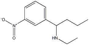 ethyl[1-(3-nitrophenyl)butyl]amine 结构式