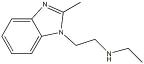 ethyl[2-(2-methyl-1H-1,3-benzodiazol-1-yl)ethyl]amine 结构式
