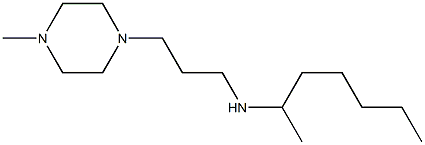 heptan-2-yl[3-(4-methylpiperazin-1-yl)propyl]amine 结构式