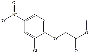 methyl 2-(2-chloro-4-nitrophenoxy)acetate 结构式