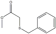 methyl 2-(benzylsulfanyl)acetate 结构式