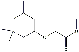 methyl 2-[(3,3,5-trimethylcyclohexyl)oxy]acetate 结构式