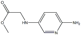 methyl 2-[(6-aminopyridin-3-yl)amino]acetate 结构式