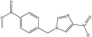 methyl 4-[(4-nitro-1H-imidazol-1-yl)methyl]benzoate 结构式