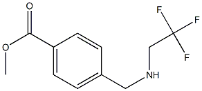 methyl 4-{[(2,2,2-trifluoroethyl)amino]methyl}benzoate 结构式