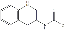 methyl N-(1,2,3,4-tetrahydroquinolin-3-yl)carbamate 结构式