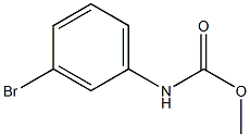 methyl N-(3-bromophenyl)carbamate 结构式