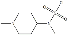 methyl(1-methylpiperidin-4-yl)sulfamoyl chloride 结构式