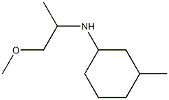 N-(1-methoxypropan-2-yl)-3-methylcyclohexan-1-amine 结构式