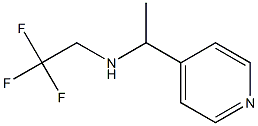 N-(1-pyridin-4-ylethyl)-N-(2,2,2-trifluoroethyl)amine 结构式