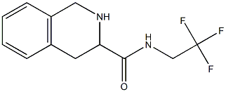 N-(2,2,2-trifluoroethyl)-1,2,3,4-tetrahydroisoquinoline-3-carboxamide 结构式