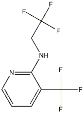 N-(2,2,2-trifluoroethyl)-3-(trifluoromethyl)pyridin-2-amine 结构式