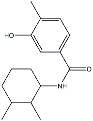 N-(2,3-dimethylcyclohexyl)-3-hydroxy-4-methylbenzamide 结构式