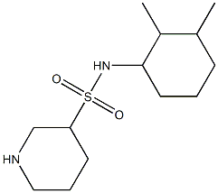 N-(2,3-dimethylcyclohexyl)piperidine-3-sulfonamide 结构式