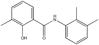 N-(2,3-dimethylphenyl)-2-hydroxy-3-methylbenzamide 结构式