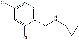 N-(2,4-dichlorobenzyl)cyclopropanamine 结构式