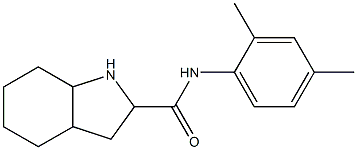 N-(2,4-dimethylphenyl)octahydro-1H-indole-2-carboxamide 结构式