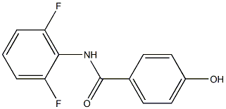 N-(2,6-difluorophenyl)-4-hydroxybenzamide 结构式