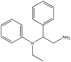 N-(2-amino-1-phenylethyl)-N-ethylaniline 结构式