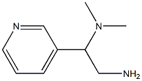 N-(2-amino-1-pyridin-3-ylethyl)-N,N-dimethylamine 结构式