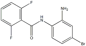 N-(2-amino-4-bromophenyl)-2,6-difluorobenzamide 结构式