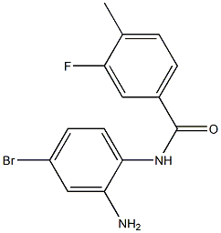 N-(2-amino-4-bromophenyl)-3-fluoro-4-methylbenzamide 结构式