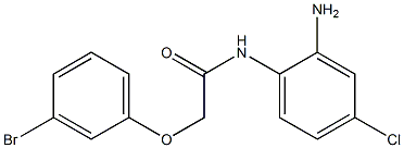 N-(2-amino-4-chlorophenyl)-2-(3-bromophenoxy)acetamide 结构式