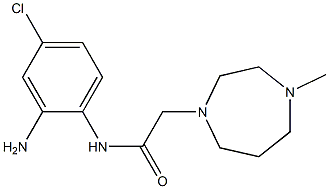 N-(2-amino-4-chlorophenyl)-2-(4-methyl-1,4-diazepan-1-yl)acetamide 结构式