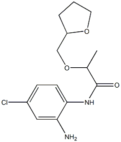 N-(2-amino-4-chlorophenyl)-2-(oxolan-2-ylmethoxy)propanamide 结构式